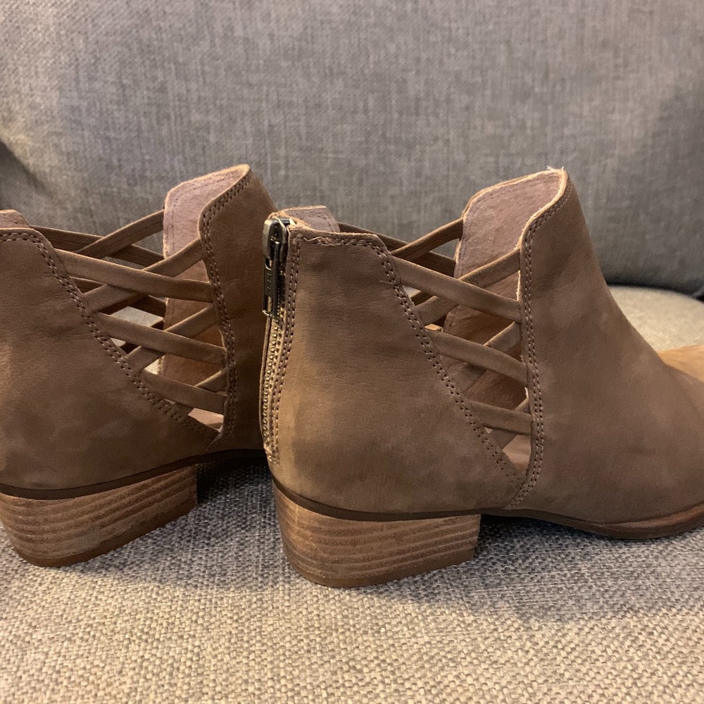 Never Worn Brown Booties Women's Size 6 1/2